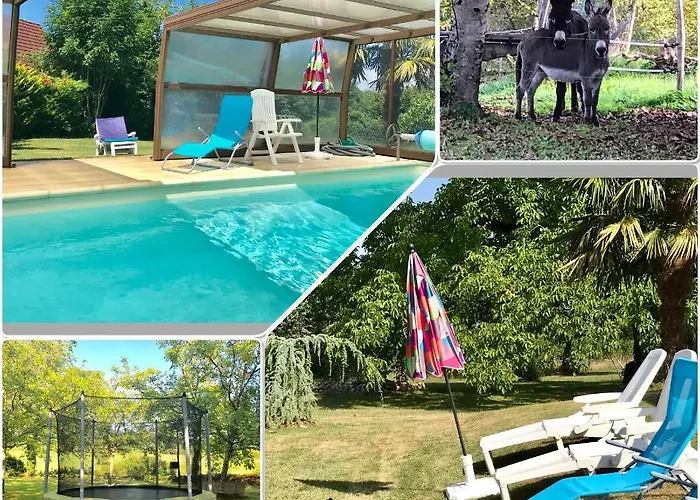 Prázdninový dům Gite Piscine Couverte Chauffee Padirac&Rocamadour Mayrinhac-Lentour